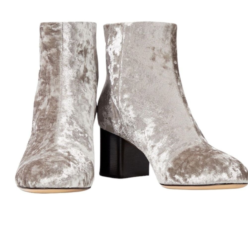 NWT Rag and bone Dove Velvet Drea boots size 5 - Picture 2 of 11